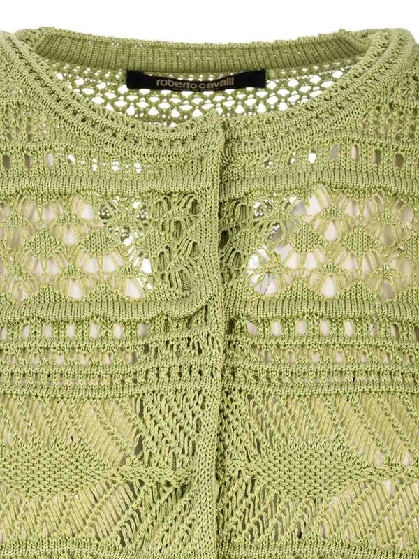 The Best Shops ROBERTO CAVALLI: Cardigans - Cardigan - Grün
