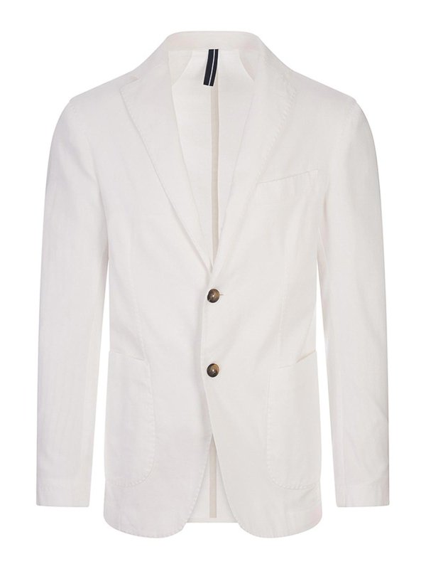 RUSSO CAPRI: giacche blazer - Giacca in cotone Oxford