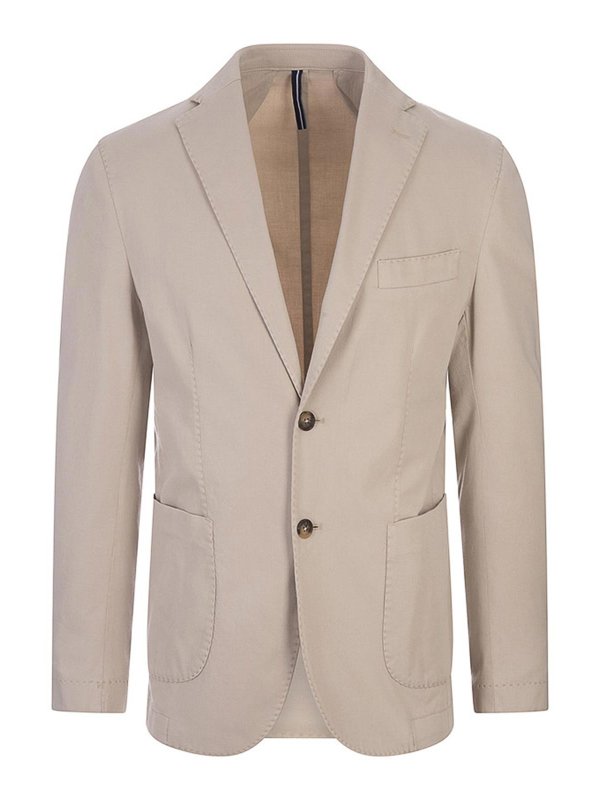 RUSSO CAPRI: giacche blazer - Giacca in cotone Oxford