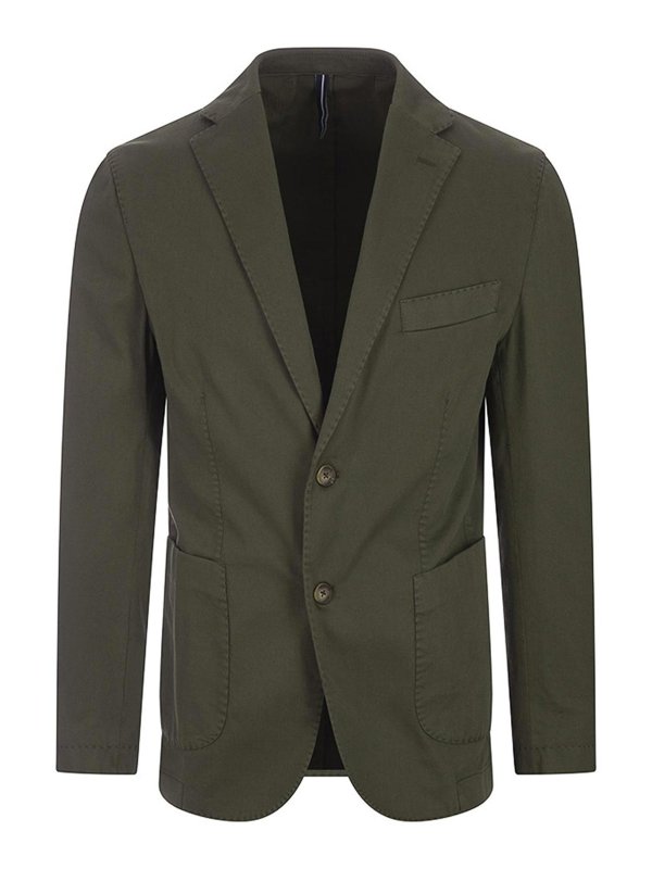 RUSSO CAPRI: giacche blazer - Giacca in cotone Oxford