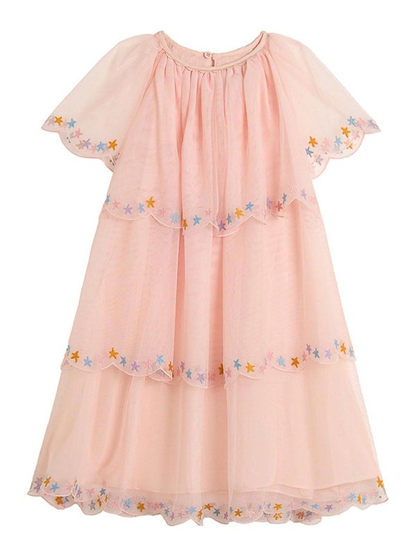 Stella McCartney Kids: ニーレングスドレス - 膝丈ドレス - ピンク