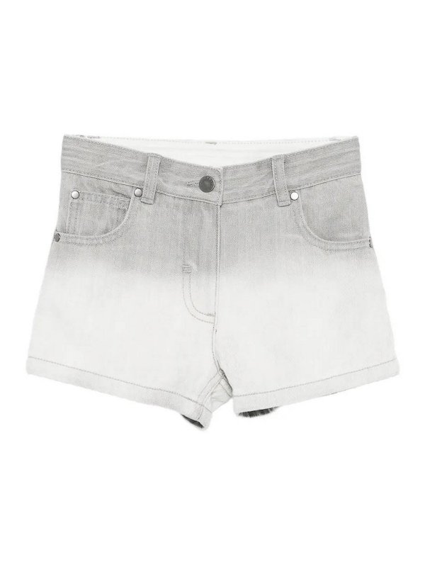 Stella McCartney Kids: トラウザーショーツ - ショートパンツ - グレー