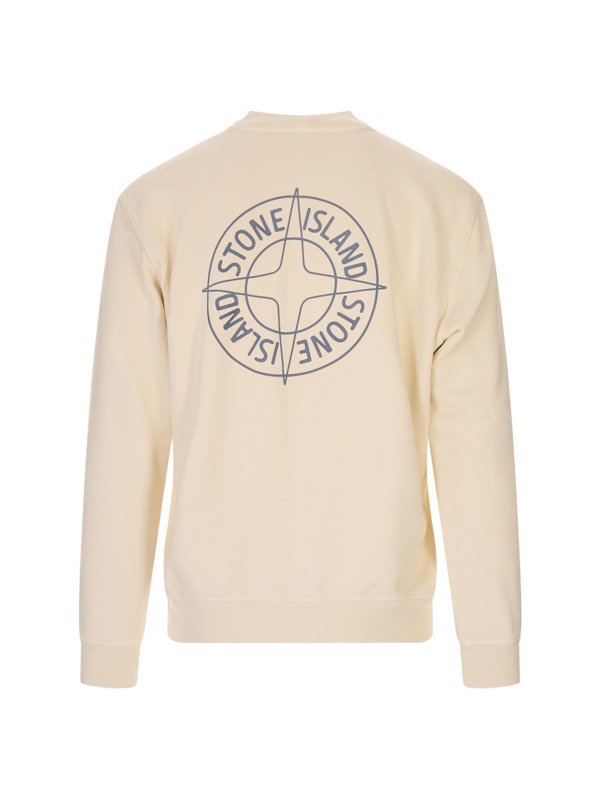 STONE ISLAND: Sweatshirts und Pullover online - Sweatshirt - Weiß