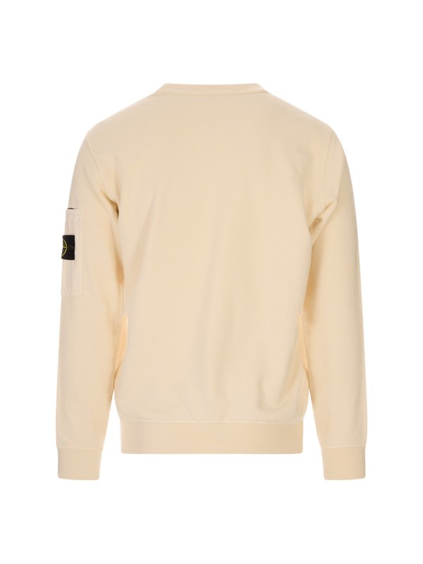 STONE ISLAND: Sweatshirts und Pullover online - Sweatshirt - Weiß