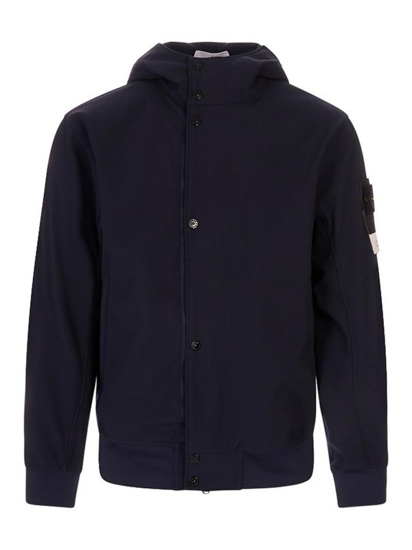 STONE ISLAND: カジュアルジャケット - カジュアルジャケット - ブルー