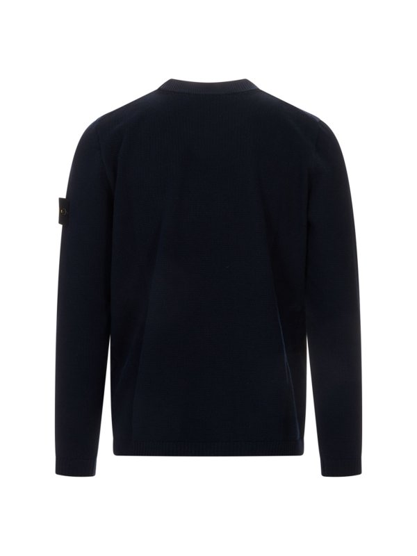 STONE ISLAND: Pull col rond online - Pull Col Rond - Bleu