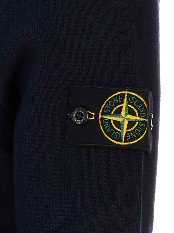 The Best Shops STONE ISLAND: Pull col rond - Pull Col Rond - Bleu