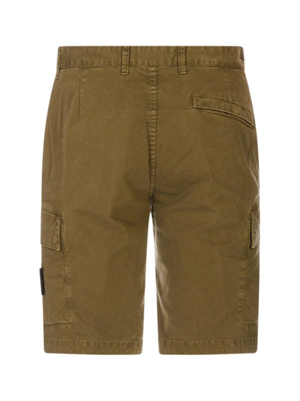 STONE ISLAND: Trousers Shorts online - Bermuda Slim