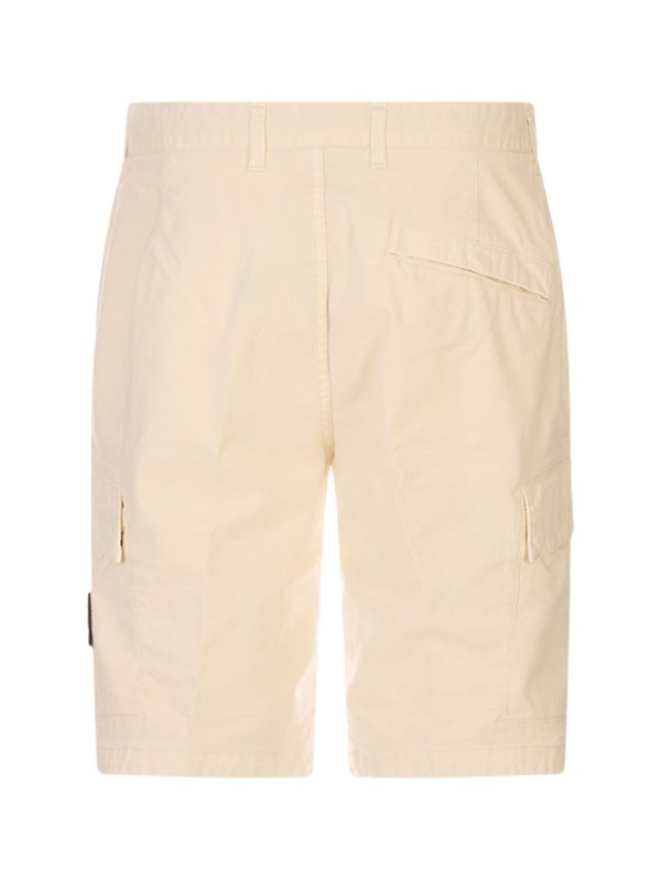 STONE ISLAND: Shorts online - Short - Blanc