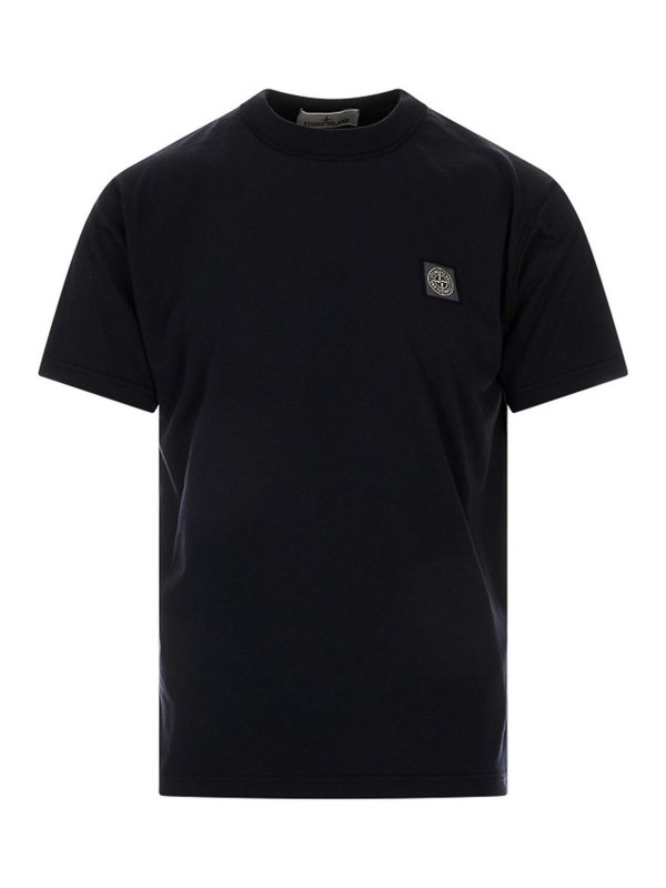STONE ISLAND: Tシャツ - Tシャツ - ブルー