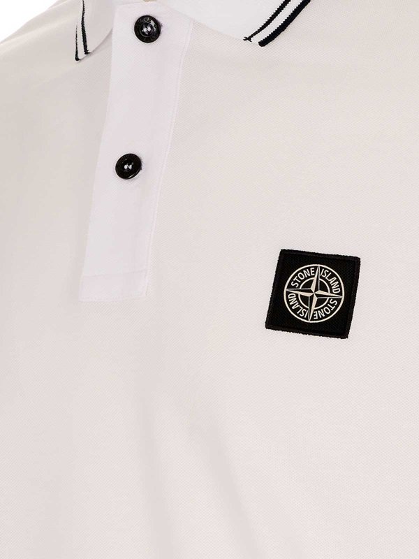 The Best Shops STONE ISLAND: Polos - Polo - Blanco