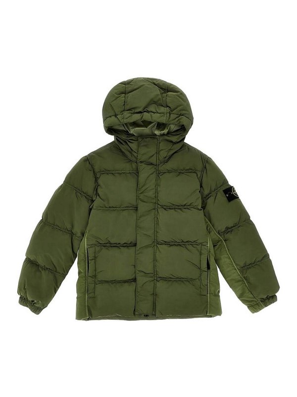 Stone Island Junior: Parkas - Parka - Vert