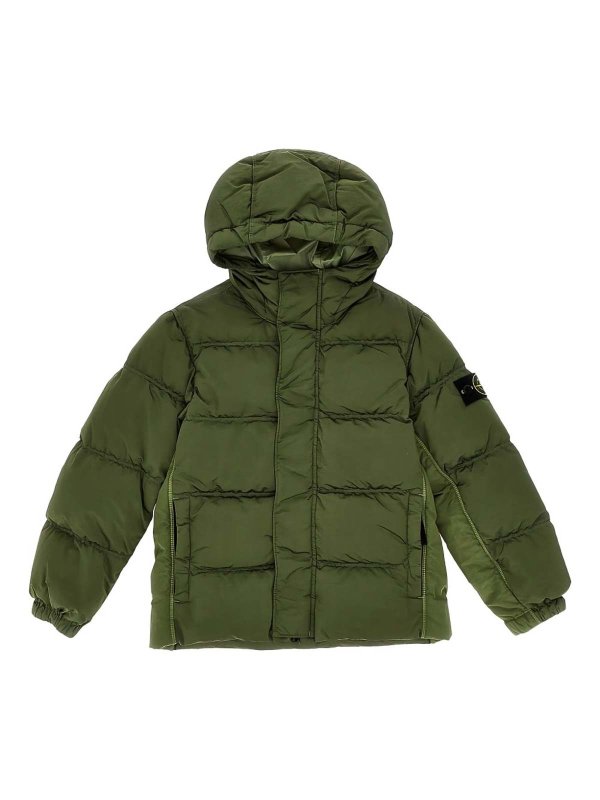 Stone Island Junior: Parkas online - Parka - Vert