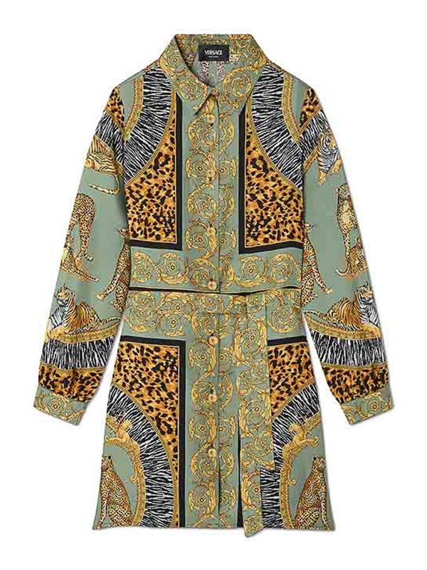 VERSACE YOUNG: knee length dresses - Dress