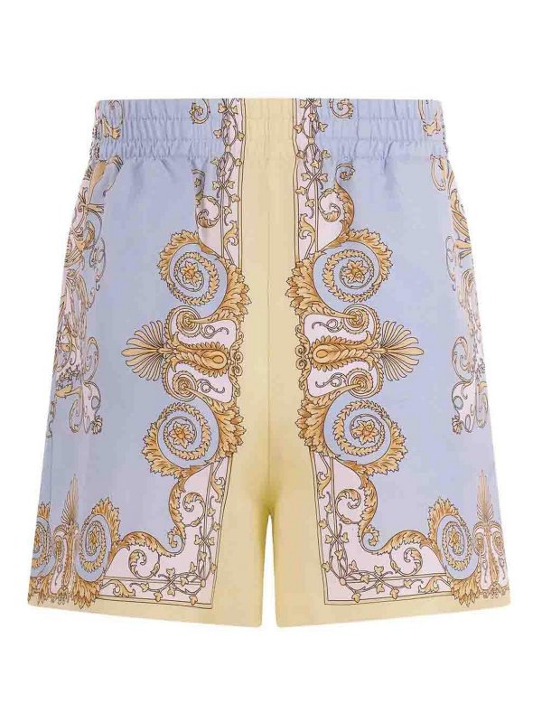 VERSACE YOUNG: Shorts - Shorts - Azul