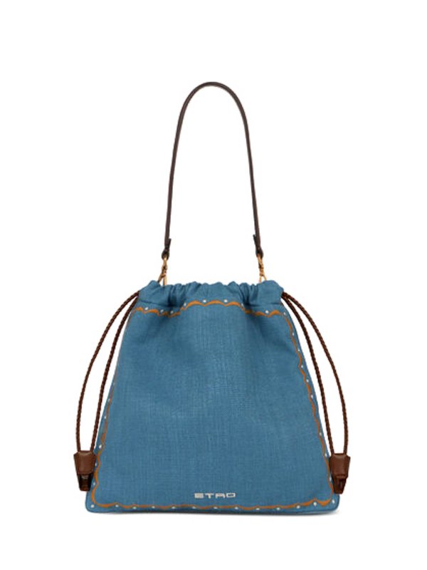 ETRO: Schultertaschen online - Schultertasche - Blau