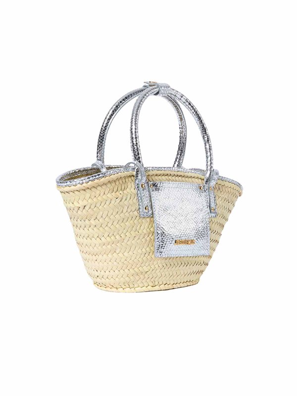 JACQUEMUS: Bucket-bags online - Bucket-Bag - Silber