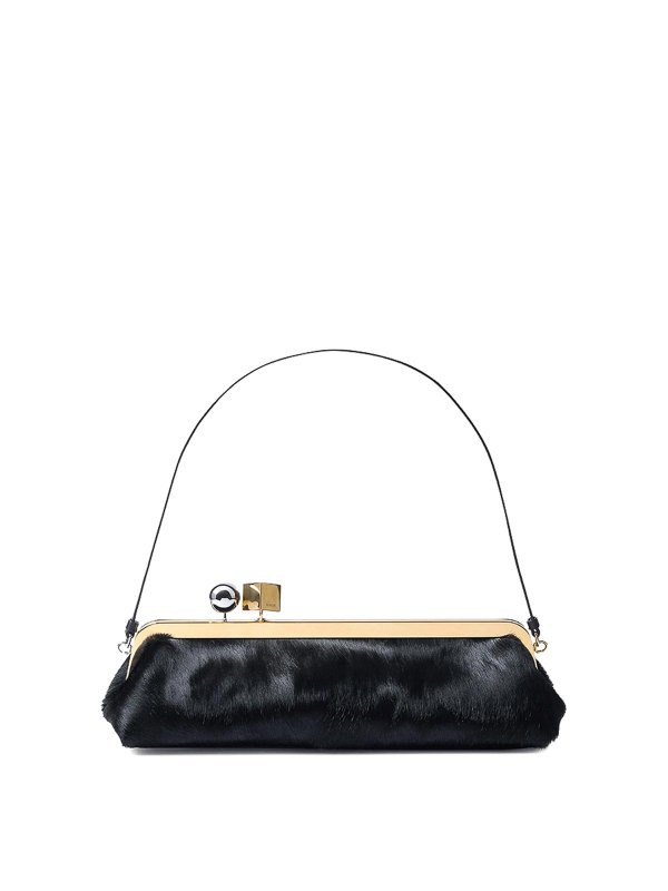 JACQUEMUS: Clutch - Pochette - Noir