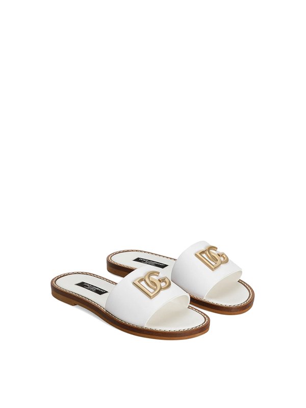 Dolce & Gabbana Jr: Zehentrenner online - Zehentrenner - Weiß