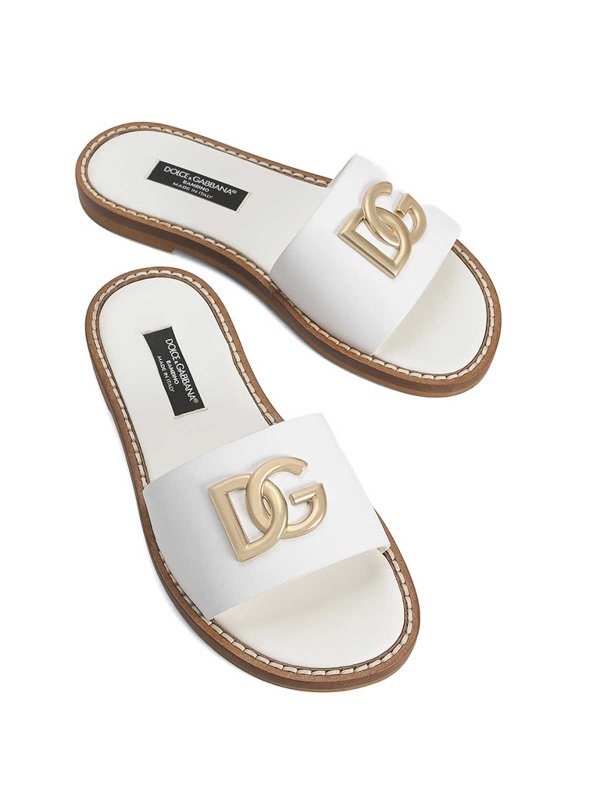 Zehentrenner - Weiß shop online: Dolce & Gabbana Jr