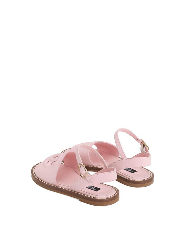 The Best Shops Dolce & Gabbana Jr: サンダル - サンダル - ピンク