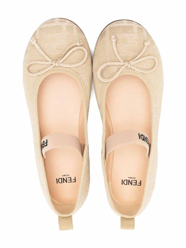Fendi Jr: flat shoes online - Dancer
