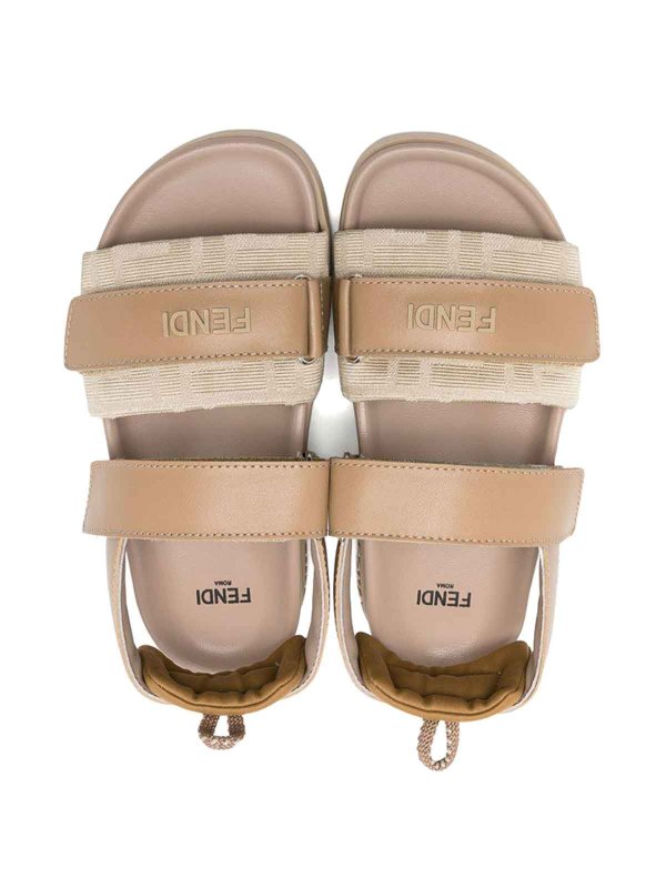 サンダル - ブラウン shop online: Fendi Jr
