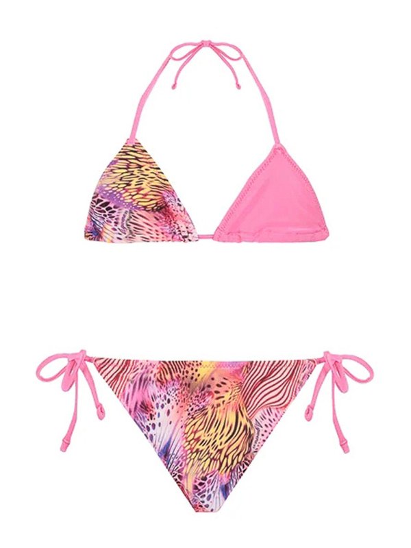 4GIVENESS: bikinis - Triangle Bikini With Print