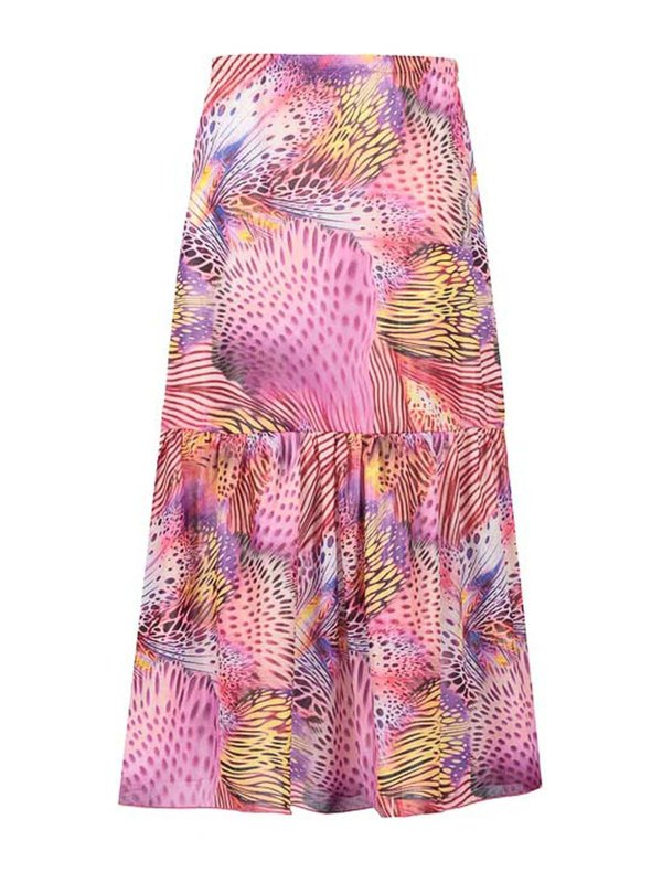 4GIVENESS: gonne al ginocchio  e longuette online - Gonna Lunga In Georgette