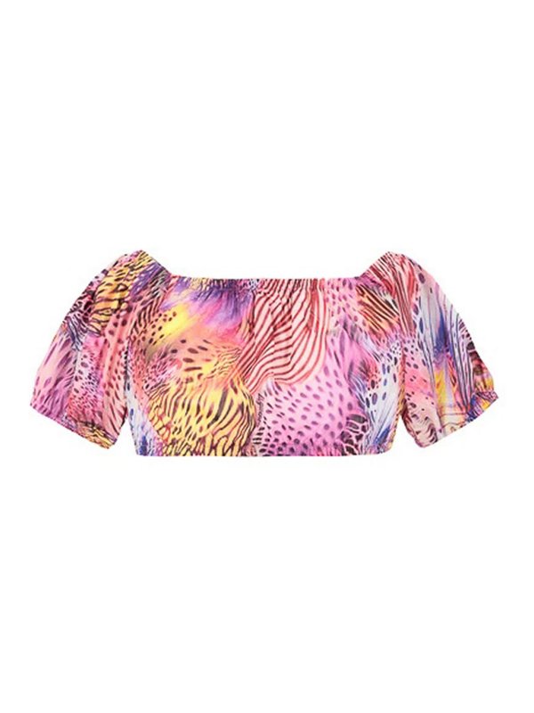 4GIVENESS: Tops & Tank tops - Multicolor Top With Print