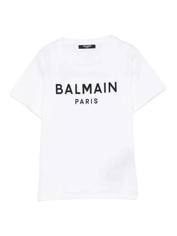Balmain: Camisetas - Camiseta - Blanco