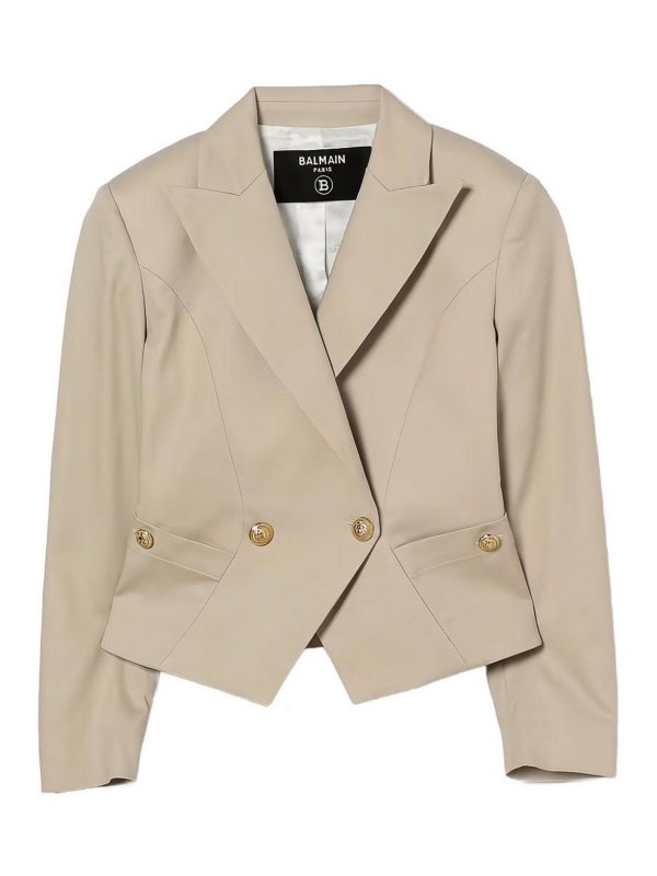 Balmain: blazers - Double-breasted blazer