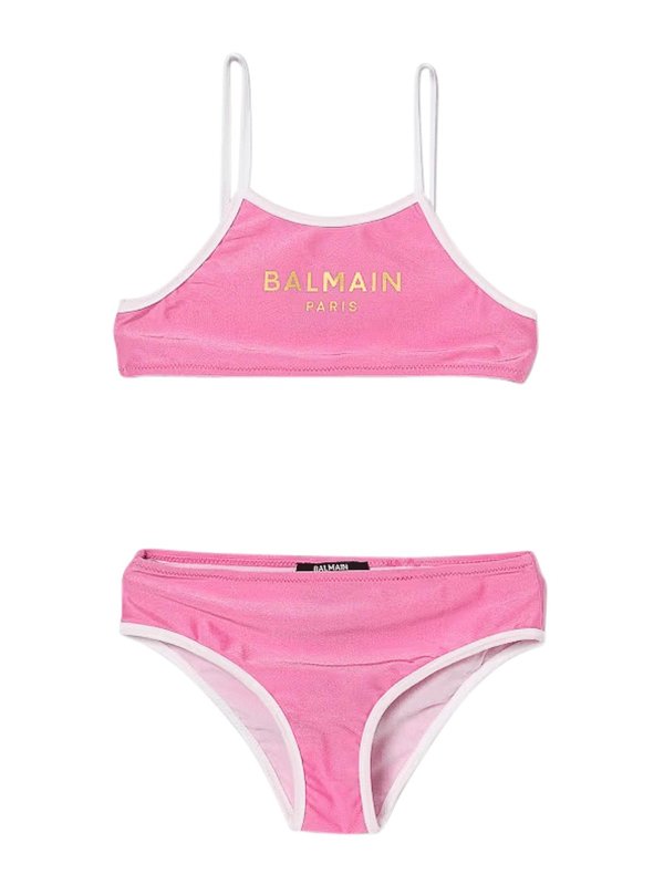 Balmain: one-piece - Swimsuit With Logo