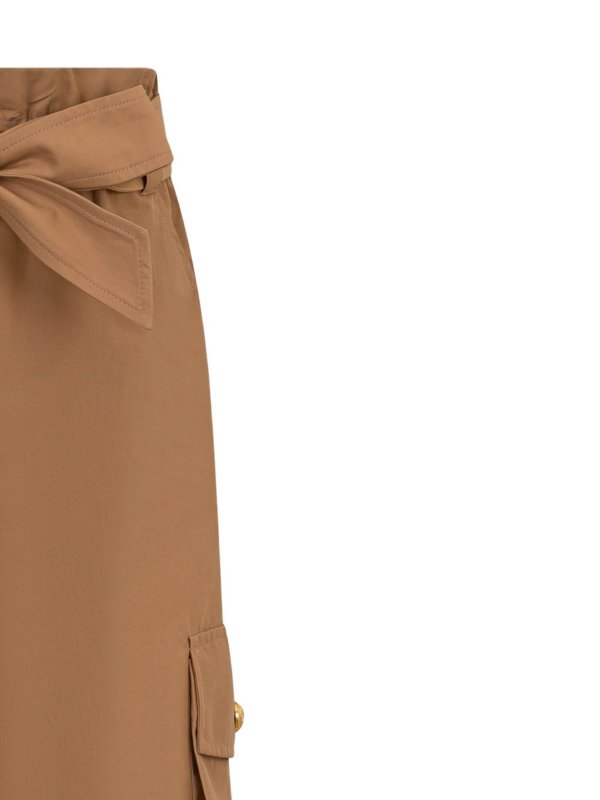 Balmain: pantaloni casual online - Pantaloni Con Fiocco
