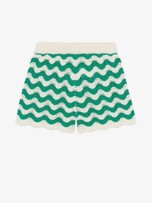 BONTON: Trousers Shorts online - Knitted Shorts