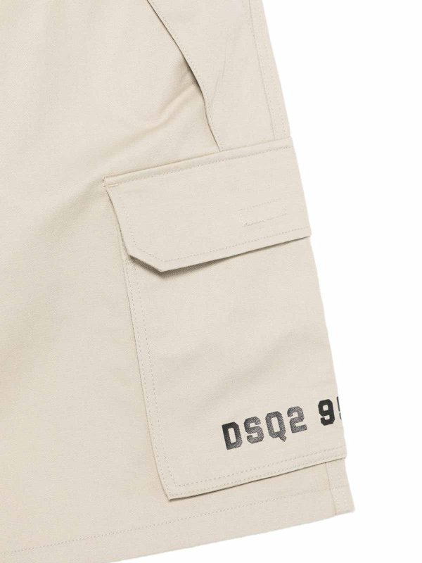 The Best Shops DSQUARED2: Shorts - Shorts - Beis