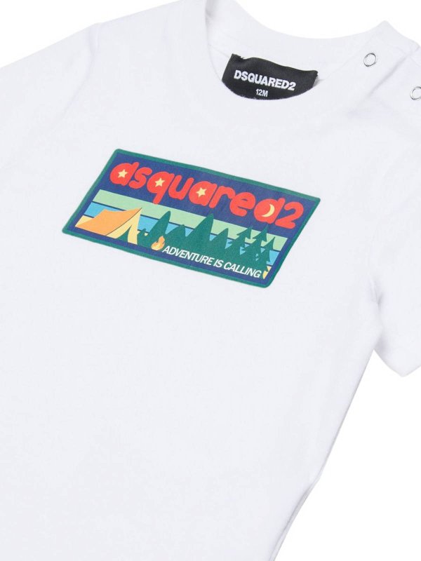 The Best Shops DSQUARED2: t-shirts - T-Shirt With Print