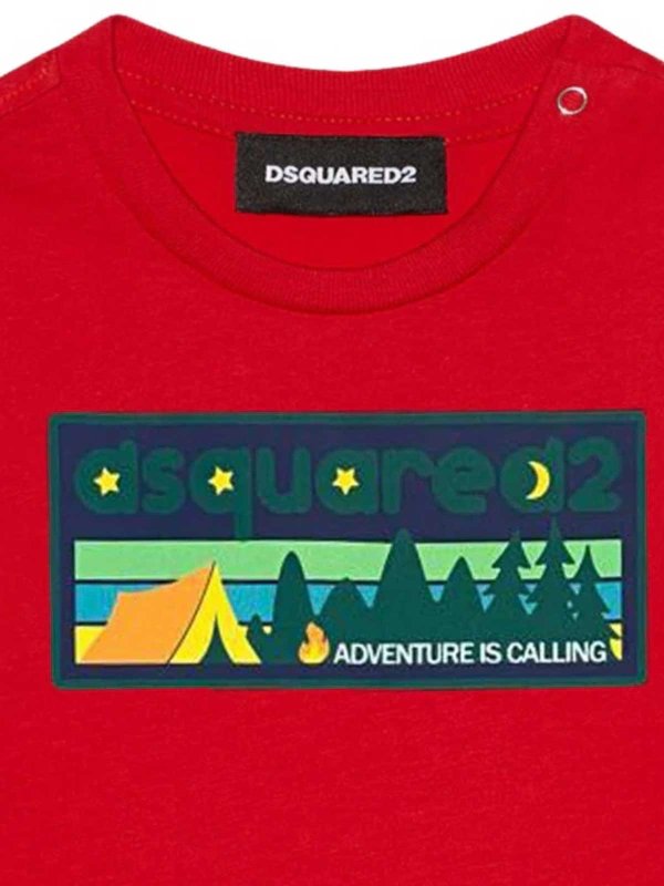 The Best Shops DSQUARED2: t-shirts - T-Shirt With Print