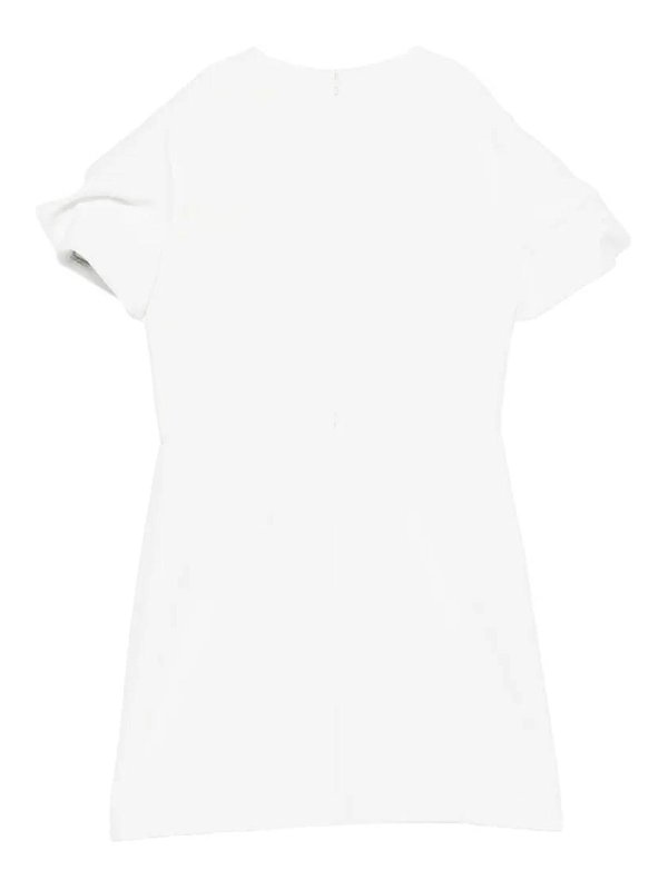 ELISABETTA FRANCHI: ニーレングスドレス online - 膝丈ドレス - クリーム