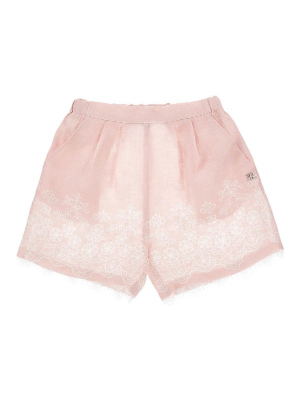ERMANNO SCERVINO: トラウザーショーツ - ショートパンツ - ヌードカラー