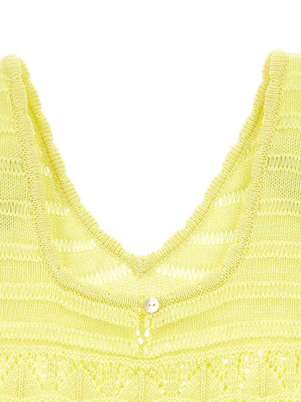 The Best Shops ERMANNO SCERVINO: トップス＆タンクトップ - トップ/タンクトップ - イエロー