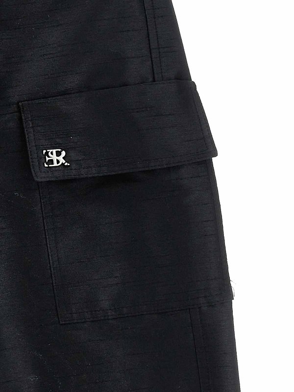 The Best Shops ERMANNO SCERVINO: カジュアルトラウザー - カジュアルパンツ - 黒
