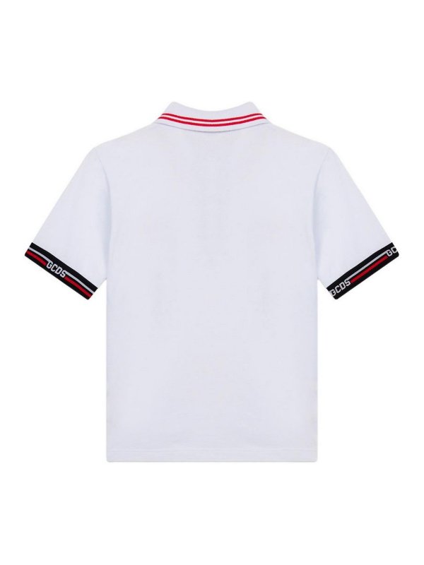 GCDS: Poloshirts online - Poloshirt - Weiß