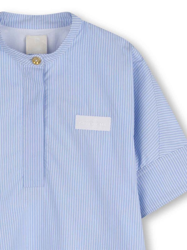 The Best Shops GIVENCHY: Knielange Kleider - Knielanges Kleid - Hellblau