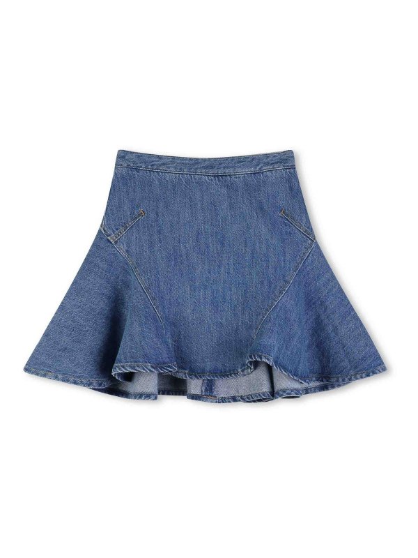 GIVENCHY: Knielange und Midi Röcke - Midirock - Blau