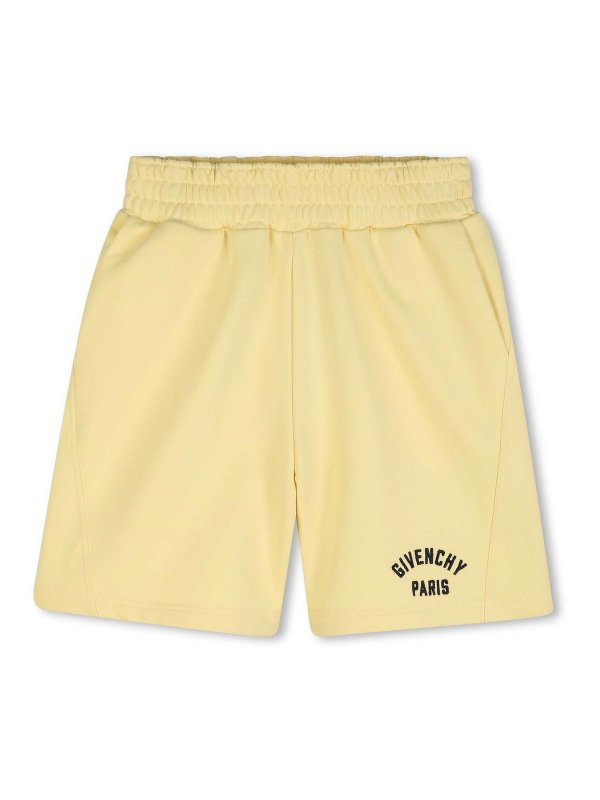 GIVENCHY: Trousers Shorts - Bermuda shorts with logo print