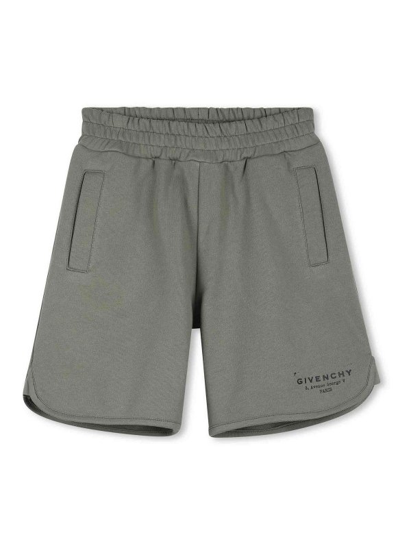 GIVENCHY: Hosen Shorts - Shorts - Grün