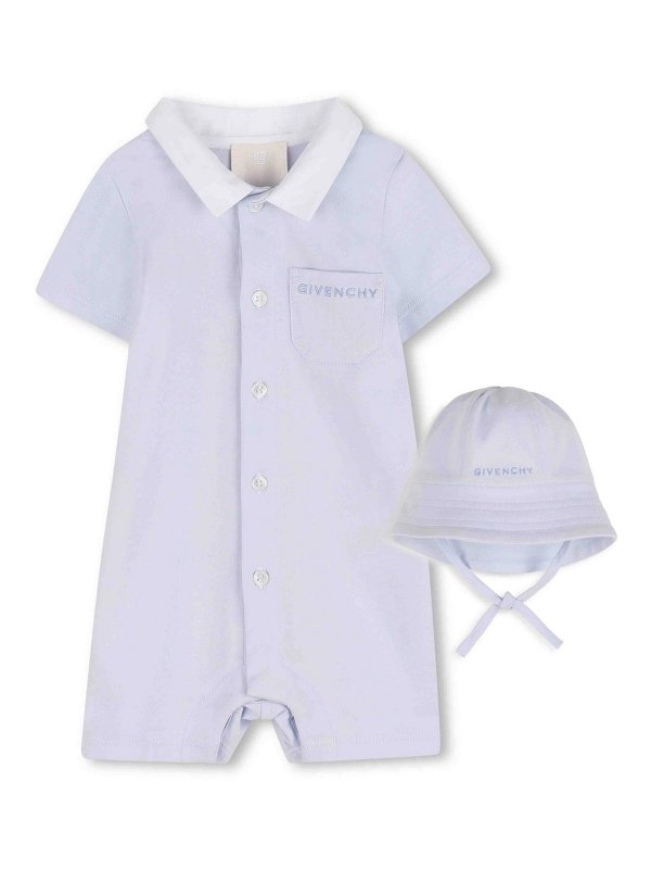 GIVENCHY: Chándales - Mono - Azul Claro