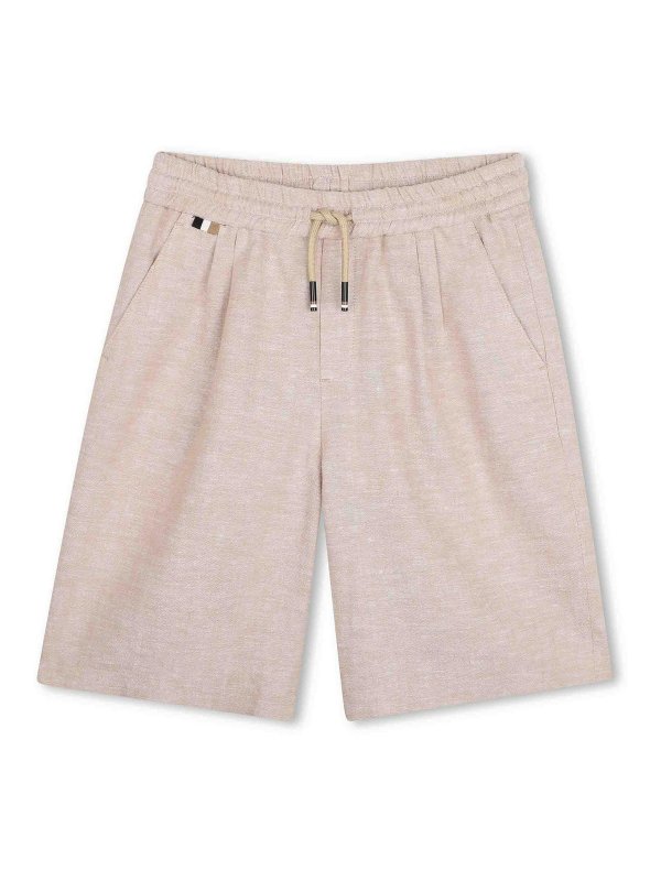Hugo Boss: Trousers Shorts - Bermuda With Drawstring