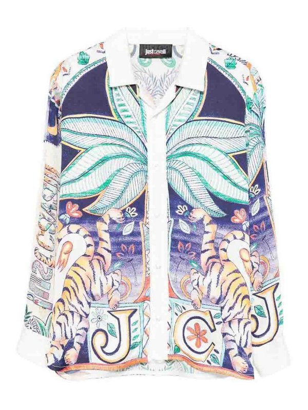 JUST CAVALLI: Camisas - Camisa - Multicolor